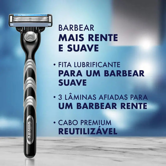 Aparelho de Barbear Gillette Mach3 Sensitive