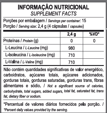 BCAA 2400 – 60 Cápsulas