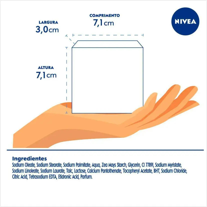 Sabonete Nivea Pure Milk Sensitive 90g