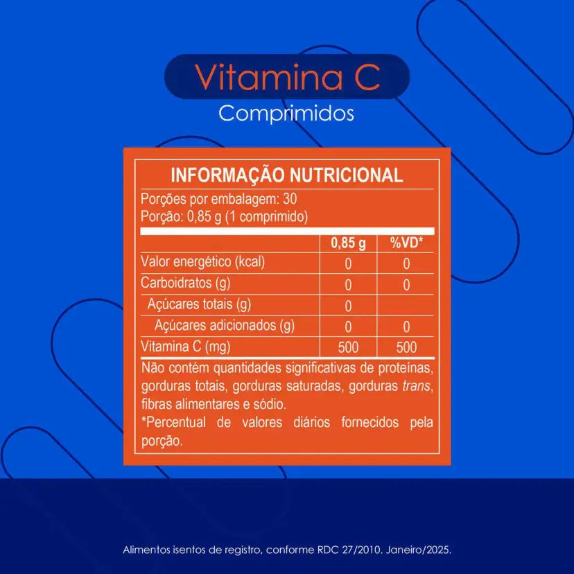 Vitamina C Neo Química 30 Comprimidos