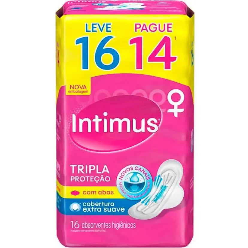 Absorvente Intimus Normal com Abas Suave