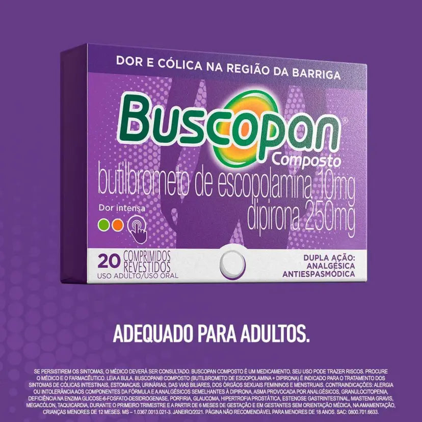 Buscopan Composto 20 Cápsulas