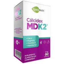 Calcidex MDK2 1200mg 60 Comprimidos Qualynutri