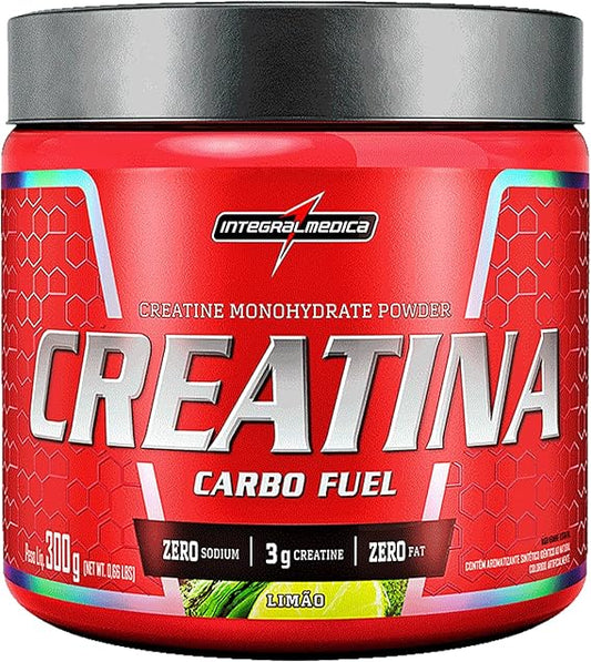 Creatina 300g Sabor Limão Integral