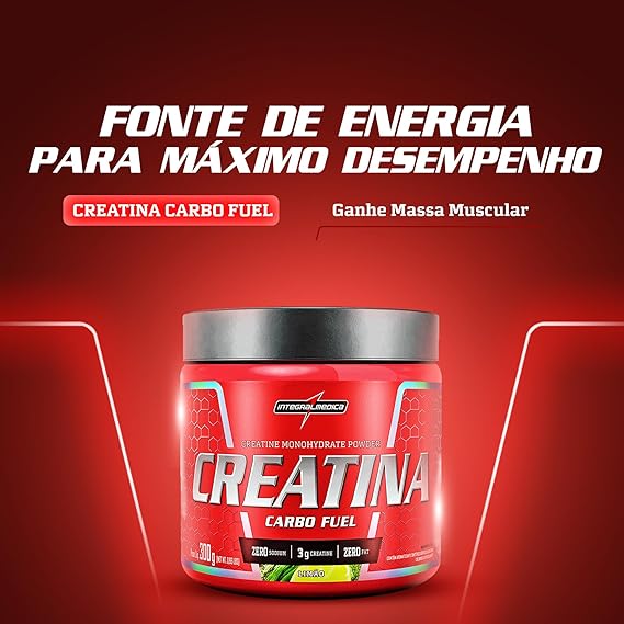Creatina 300g Sabor Limão Integral