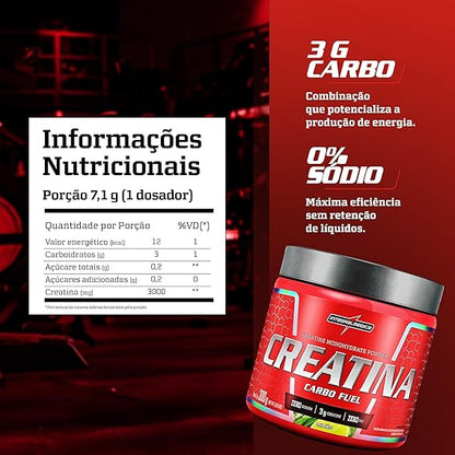 Creatina 300g Sabor Limão Integral