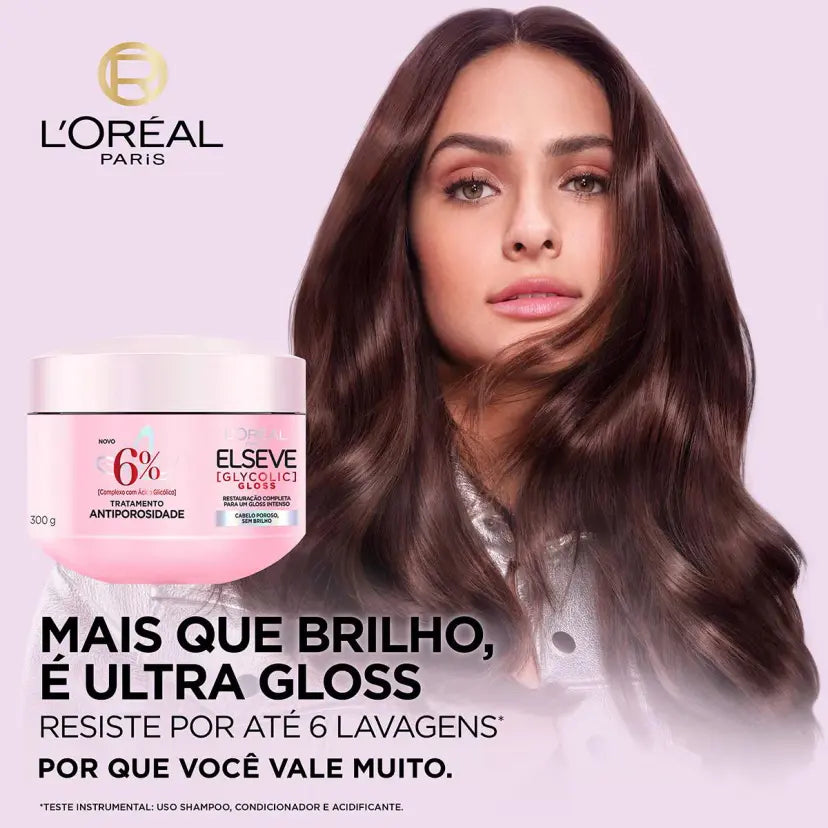 Creme de Tratamento Elseve Glycolic Gloss 300g