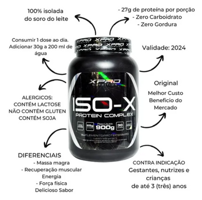 ISO-X Protein 900g – Baunilha