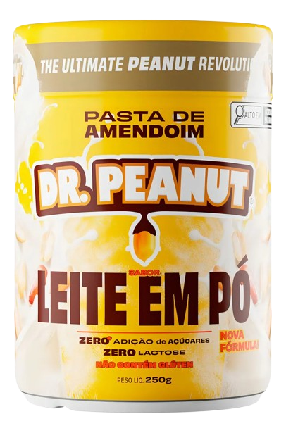 Pasta de Amendoim Dr Peanut Leite em Pó 250g