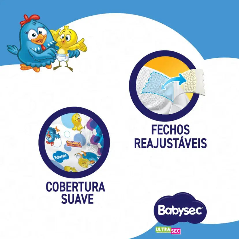 Fralda BabySec Ultrasec XG 30 Unidades