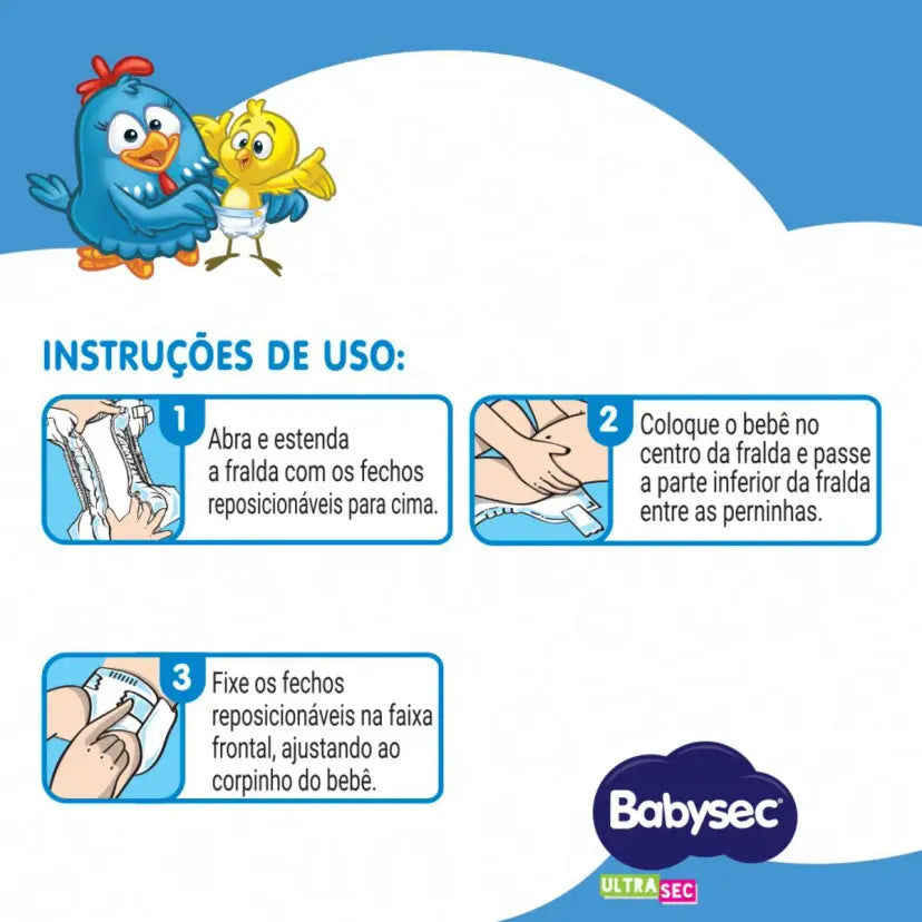 Fralda BabySec Ultrasec XG 30 Unidades