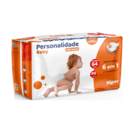Fralda Personalidade B Ultra Sec Hiper EXG 64 Unidades