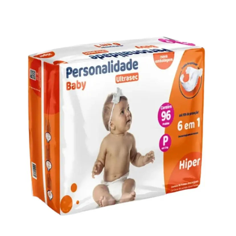 Fralda Personalidade B Ultra Sec Hiper P 96 Unidades