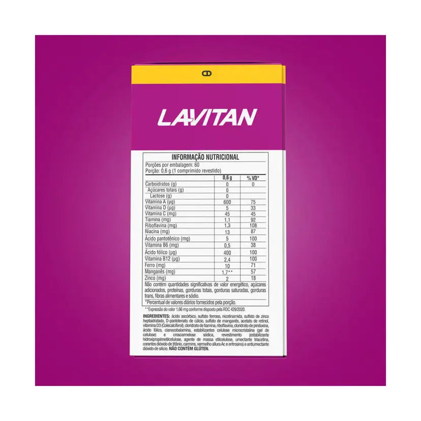 Lavitan Vit AZ Mulher 60 Comprimidos