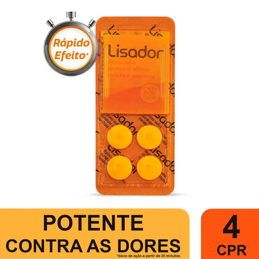 Lisador 4 Comprimidos