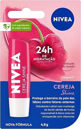 Nivea Lip Care Shine Cereja 4,8g
