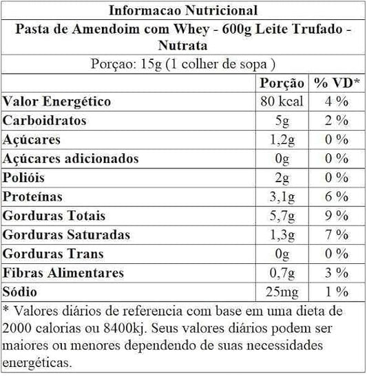 NUTRATA LEITE TRUFADO 600G