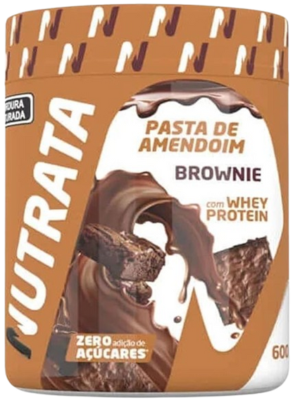 Pasta de Amendoim Nutrata Brownie 600g