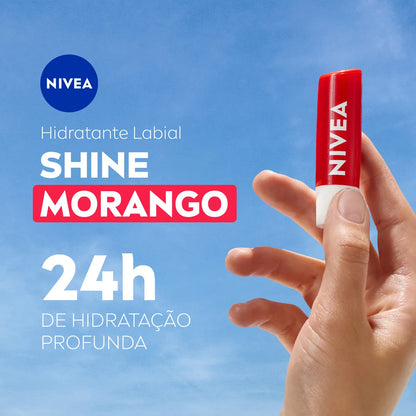 Protetor Labial Nivea FPS 10 Morango 4,8g