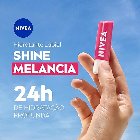 Protetor Labial Nivea Melancia Shine 4,8g