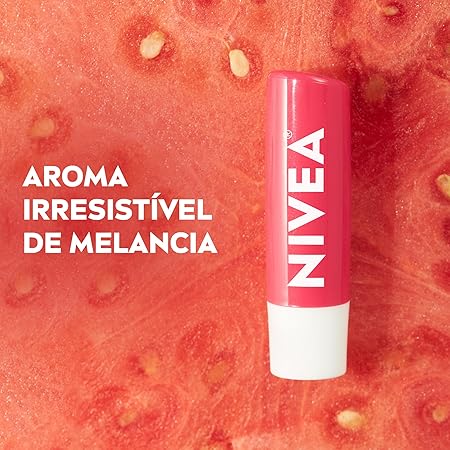 Protetor Labial Nivea Melancia Shine 4,8g