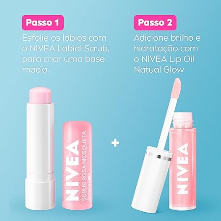 Protetor Labial Nivea Lip Oil Natural Glow 5,5ml