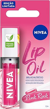 Protetor Labial Nivea Lip Oil Pink Rock 5,5ml