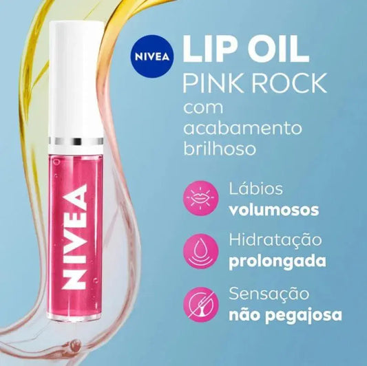 Protetor Labial Nivea Lip Oil Rose 5,5ml