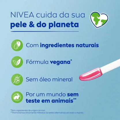 Protetor Labial Nivea Lip Oil Rose 5,5ml