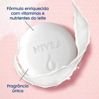 Sabonete Nivea Pure Milk Sensitive 90g
