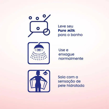 Sabonete Nivea Pure Milk Sensitive 90g