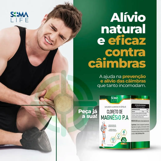 Cloreto de Magnésio 60 Cápsulas