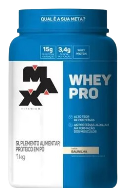 Whey Protein Pro 1kg – Baunilha